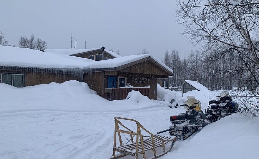 Snow covered structure