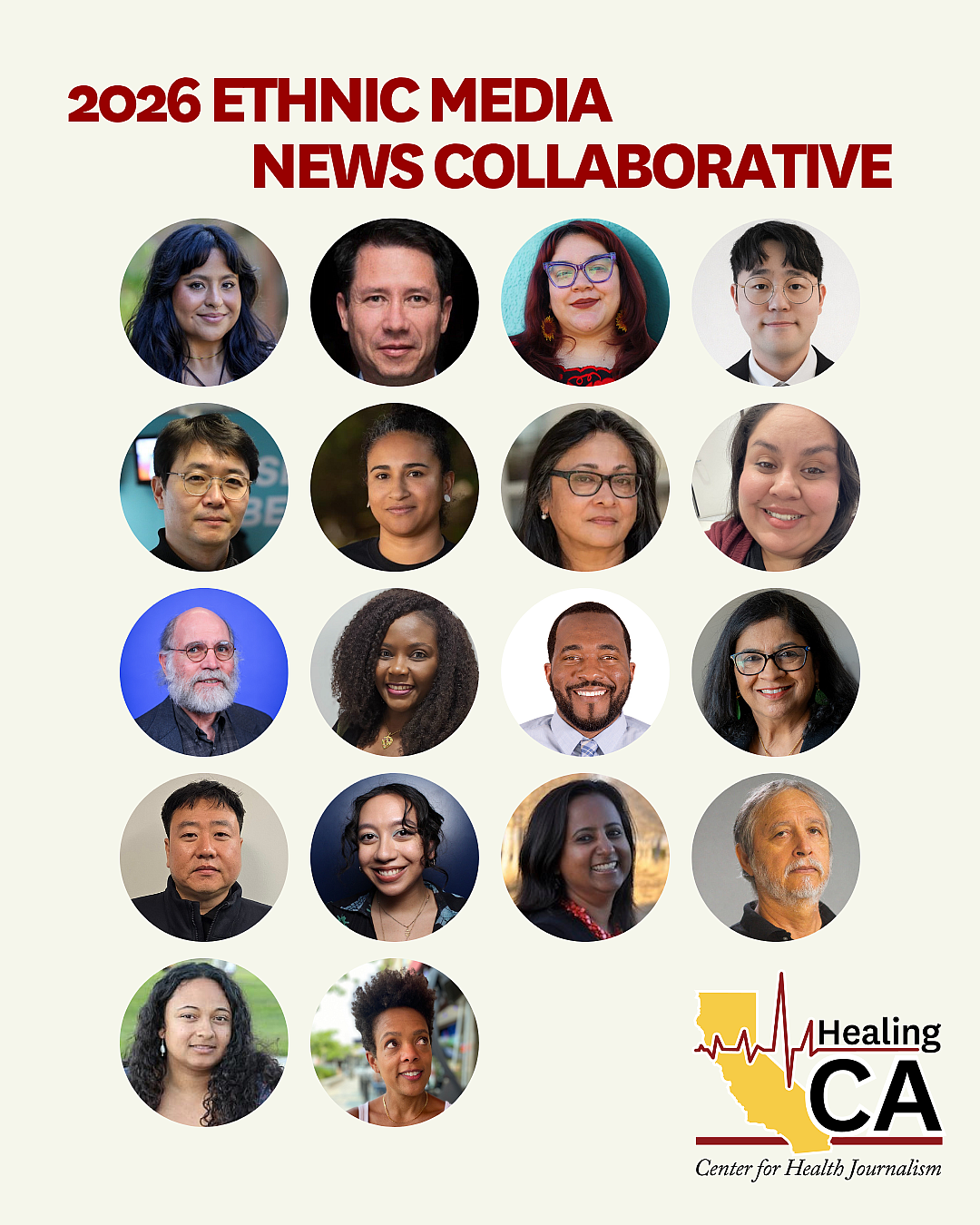 Grid of Ethnic Media Collaborative participants