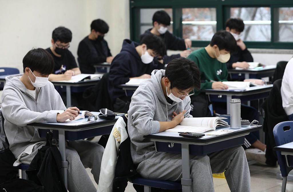 Students at desks