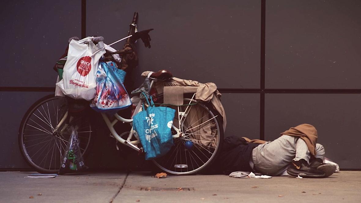 Person lying on floor