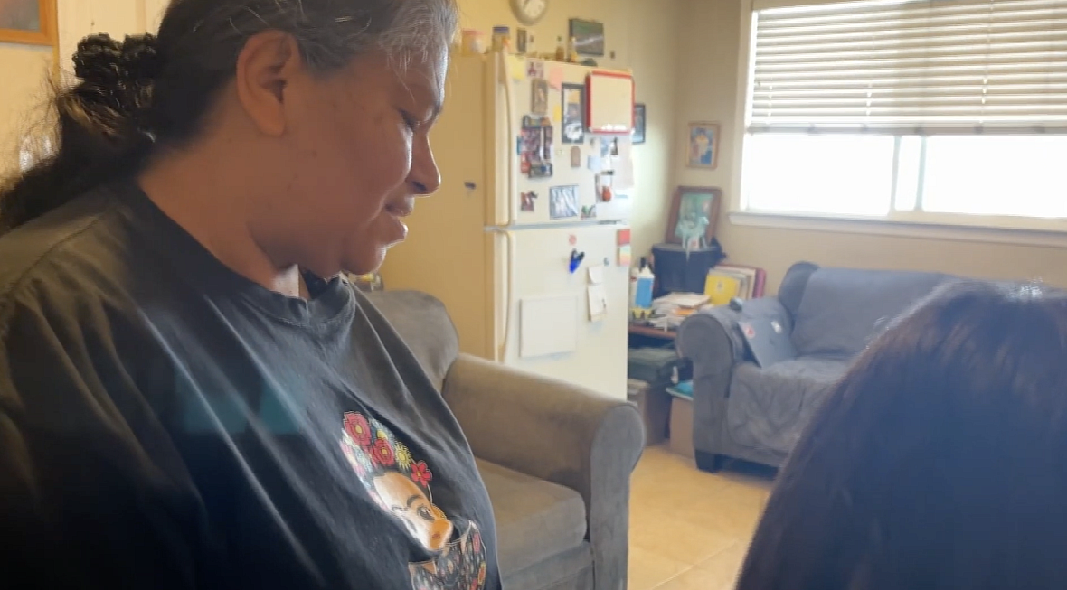 Woman in a room