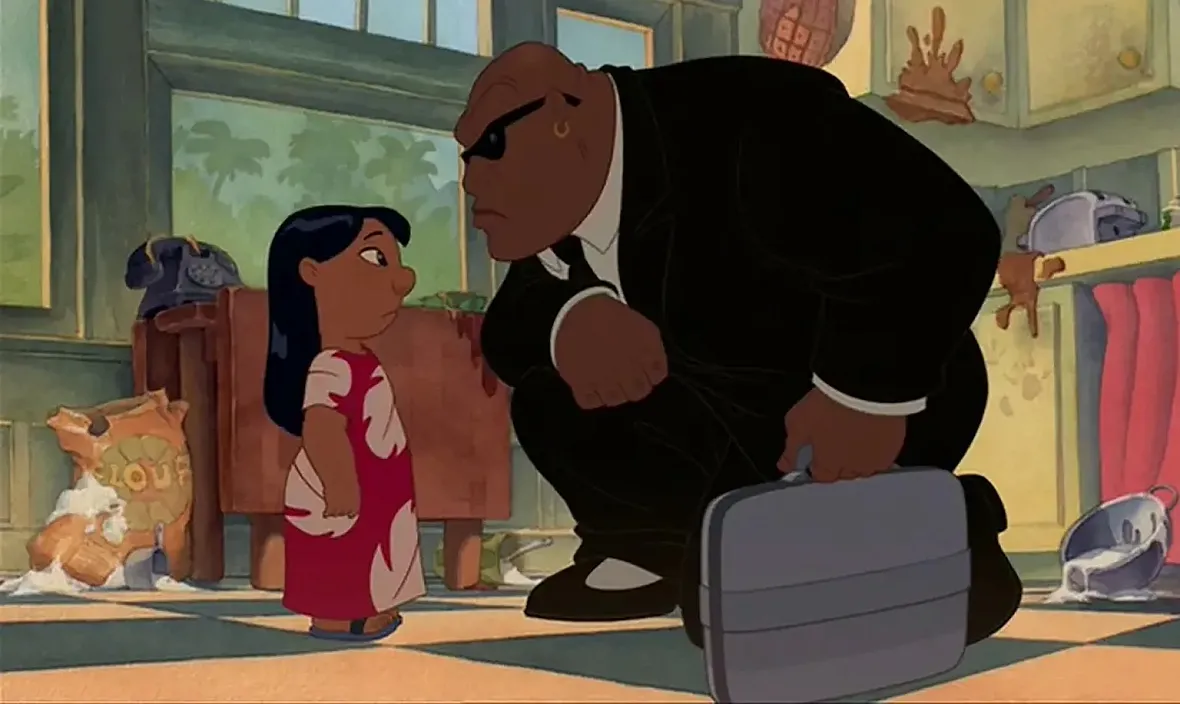 Two cartoon characters