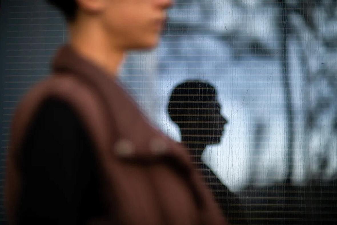 An image of a shadow of a person