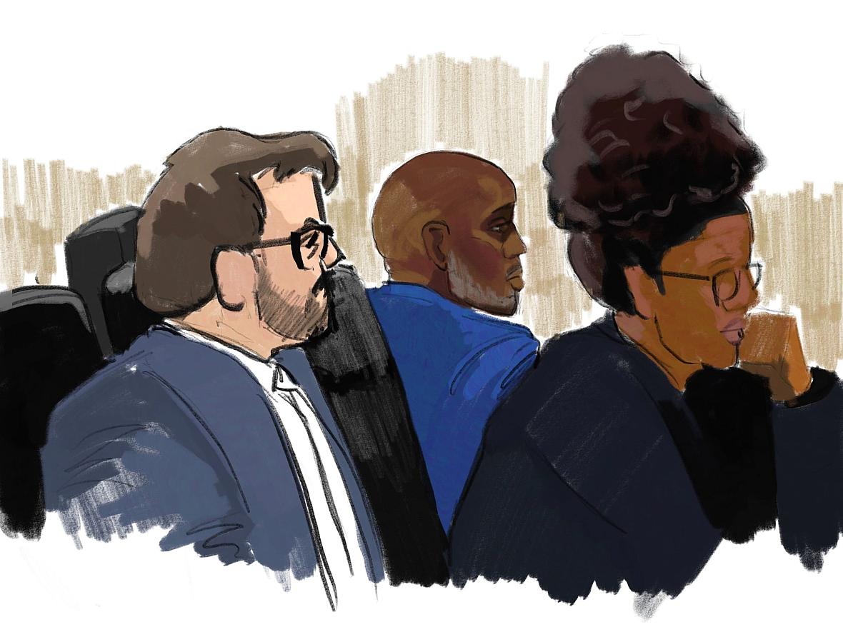 Courtroom sketch 