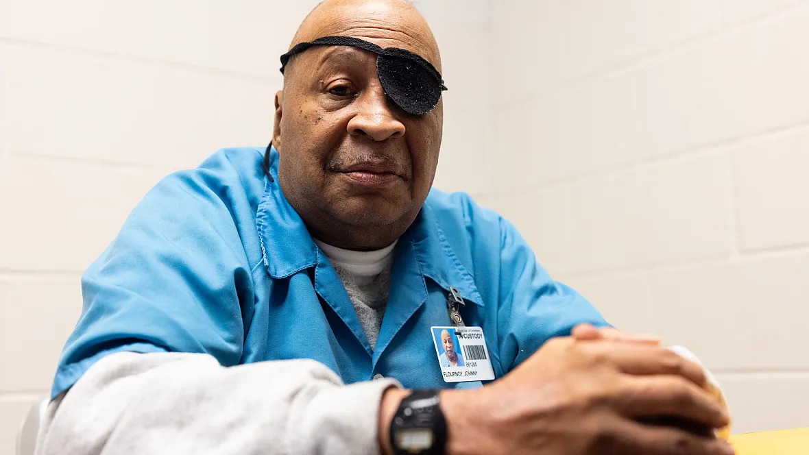 A person with an eye patch