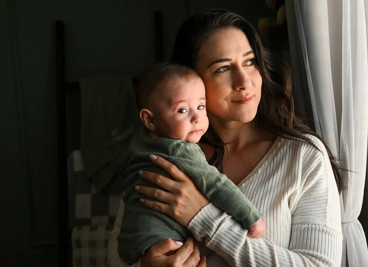 Person holding a child