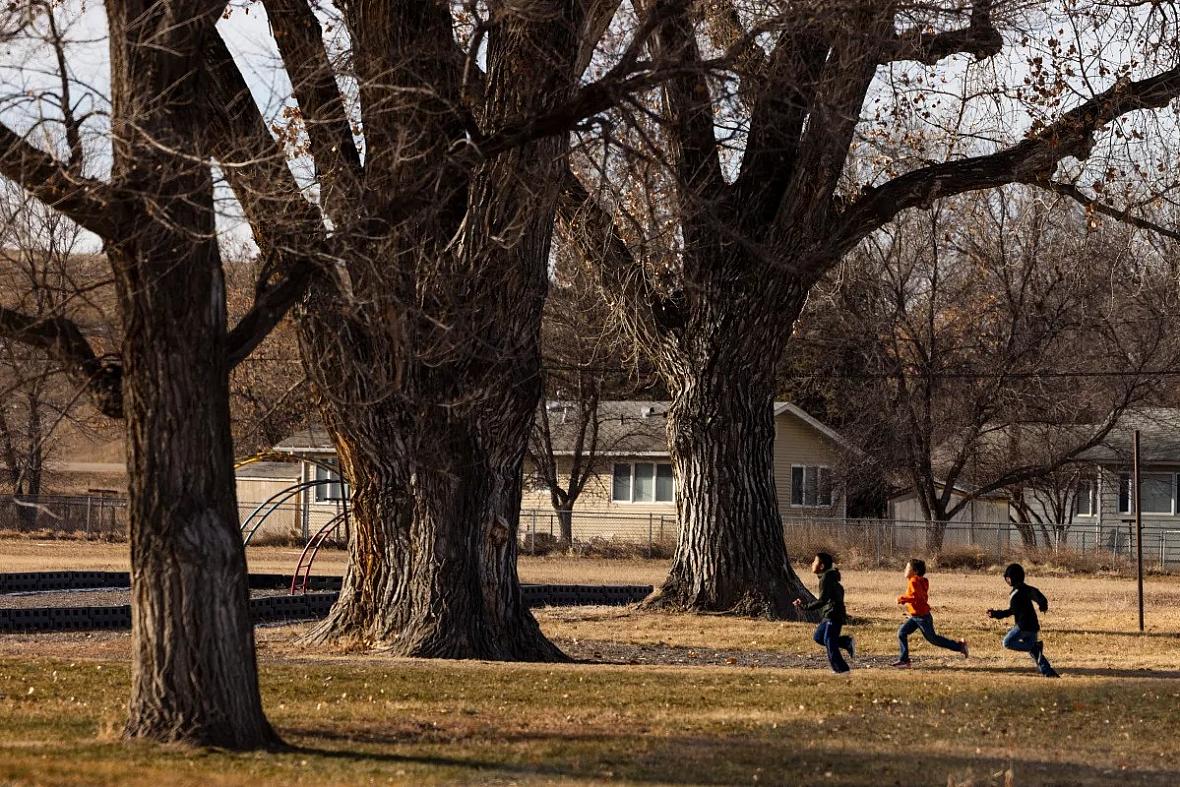 Image of children playing in ground