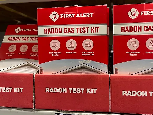 Test kits on the shelves