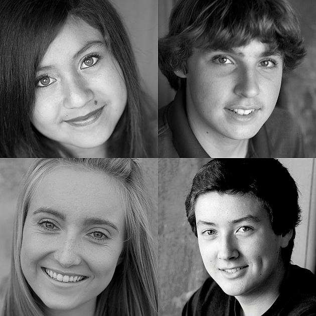 The Santa Barbara Teen News Network students responsible for producing more than two dozen public service videos for Noozhawk’s Prescription for Abuse project are, clockwise from top left, Ashley Almada, Billy Spencer, Garrett Geyer and Hailey Sestak. The Santa Barbara Teen News Network students responsible for producing more than two dozen public service videos for Noozhawk’s