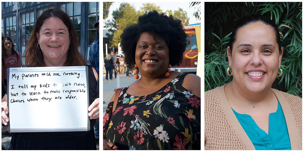 Maureen McMahon, Patrice Lakey (Photos by Michell Eloy) and Eunice Aguilar (Photo by Olivia Henry)