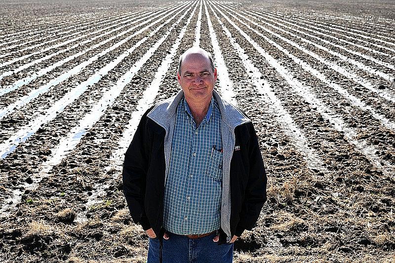 Kenneth Crosskno poses for a portrait on his farm in blytheville on Monday, Dec. 20, 2021.