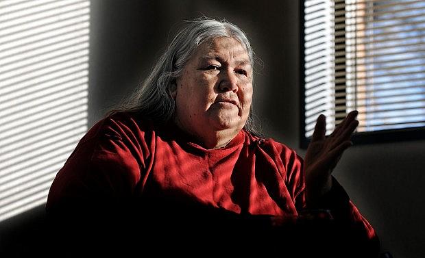 Letitia Stewart talks about losing her 21-year-old son, Edward Bee Fast Horse III, to suicide on Dec. 29, 2008. She feared her son's soul had been lost afterward, but her pastor assured her that was not the case. "That really lifted that burden. It made me feel better. I believe he's in heaven." JAMES WOODCOCK/Gazette Staff Letitia Stewart talks about losing her 21-year-old son, Edward Bee Fast Horse III, to suicide on Dec. 29, 2008. She feared her son's soul had been lost afterward, but her pastor assured her that was not the case. "That really lifted that burden. It made me feel better. I believe he's in heaven." JAMES WOODCOCK/Gazette Staff