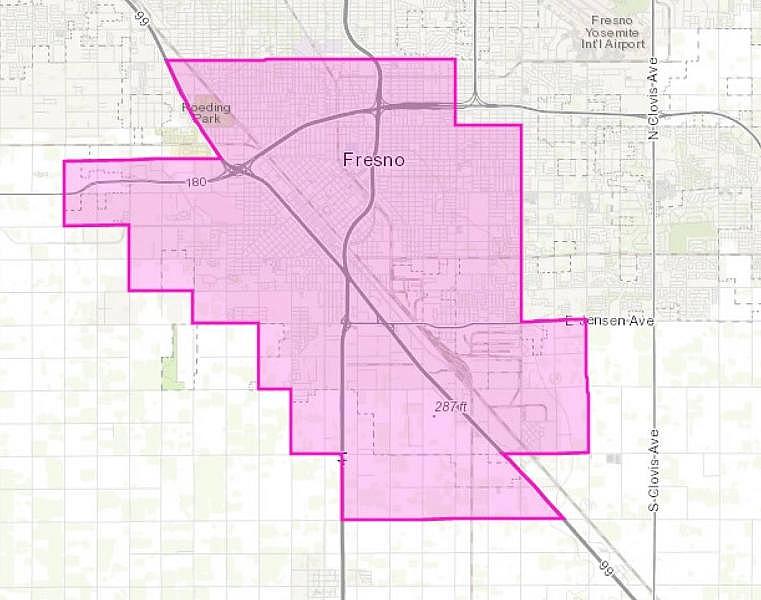 AB 617 map of Fresno area shown.