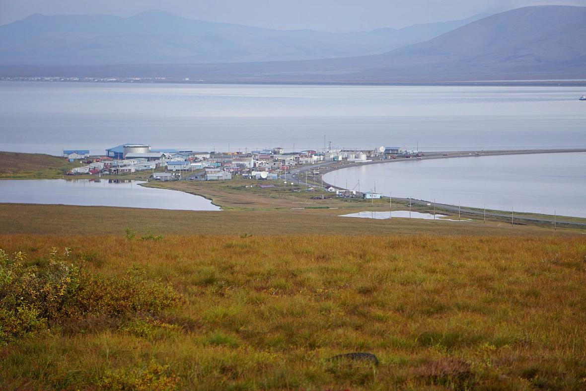 The village of Teller, Alaska, located on the Seward Peninsula, is one of 31 villages in the state where virtually every home la