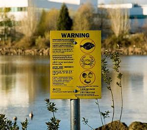 Some anglers who ignore posted warnings are under the impression that cooking the fish found in contaminated water removes any d