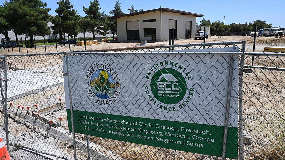 The County of Fresno’s Regional Environmental Compliance Center located on a 2.67 acre parcel of land, shown Wednesday, May 18, 2022 in Fresno. The County of Fresno’s Regional Environmental Compliance Center located on a 2.67 acre parcel of land, shown Wednesday, May 18,