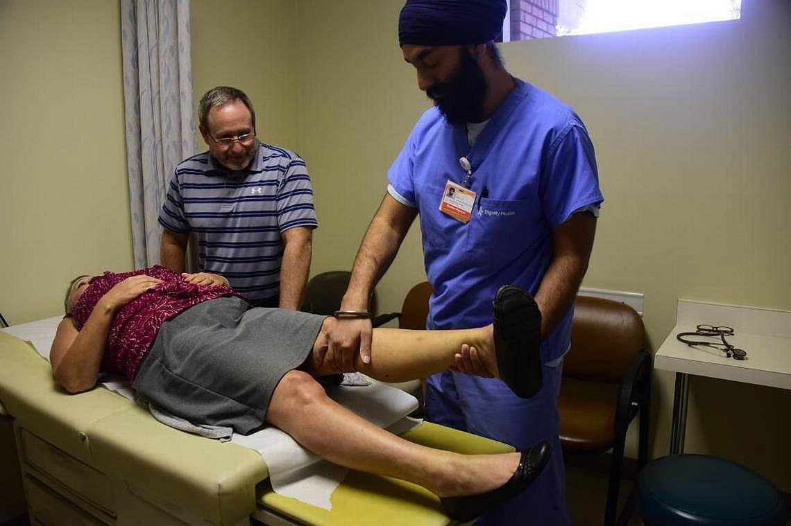 Dr. Gurraj Singh Bedi, a third year resident at the Mercy Medical Center's Family Practice Clinic. 