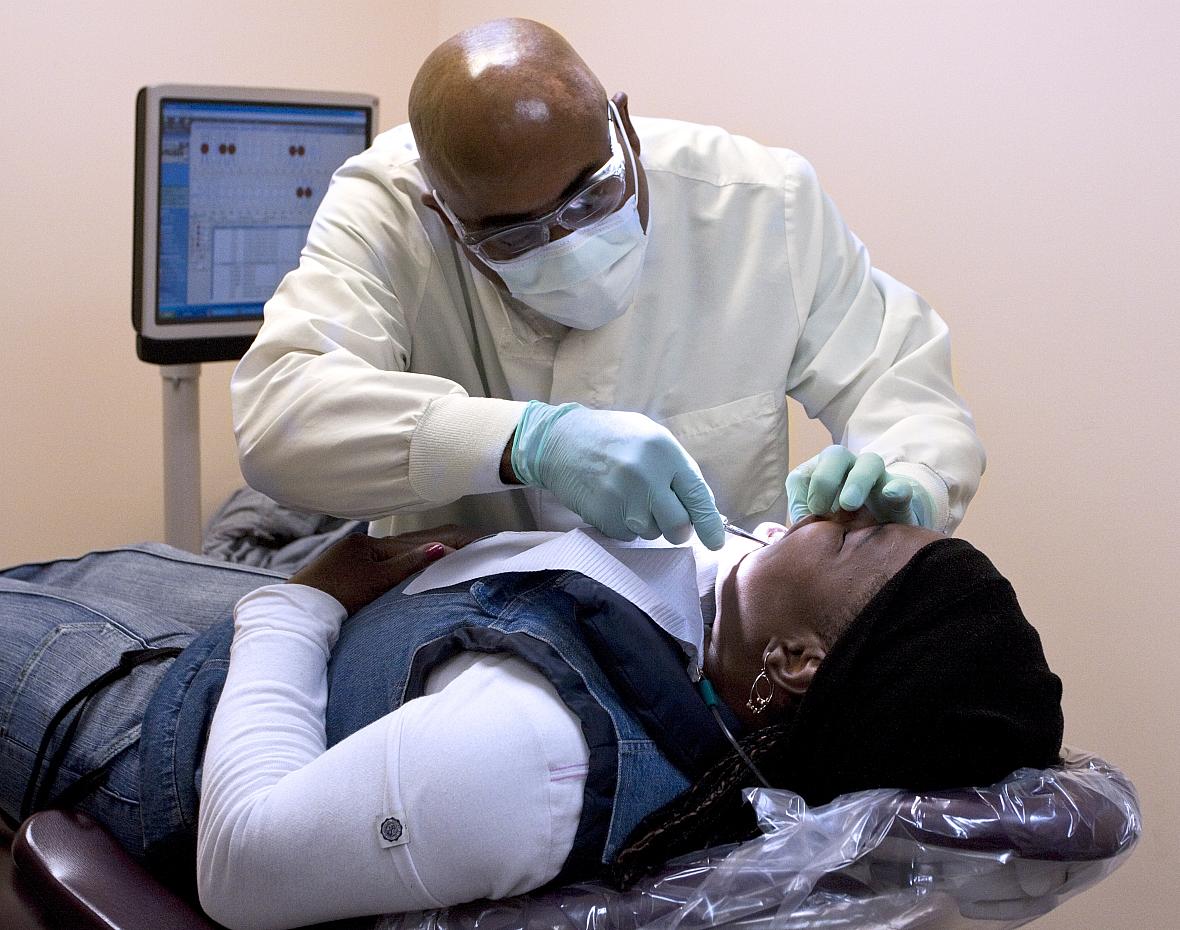 D.C. dentist Albert Cheek prides himself on his skill with extractions.