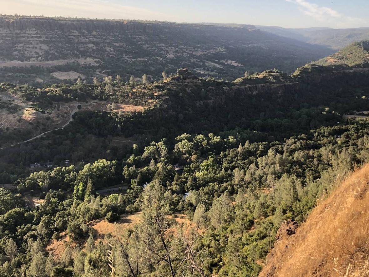 A June 2018 photo of Butte Creek Canyon from the road connecting Chico to Paradise. Much of this canyon has burned. (Laura Kliva