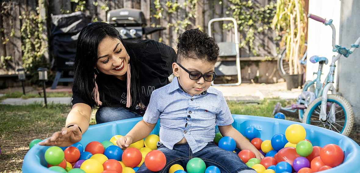 Melissa Alcala and her 3 year old son Gavin at their home in eastern Los Angeles in late August. Melissa Alcala and her 3 year old son Gavin at their home in eastern Los Angeles in late August.