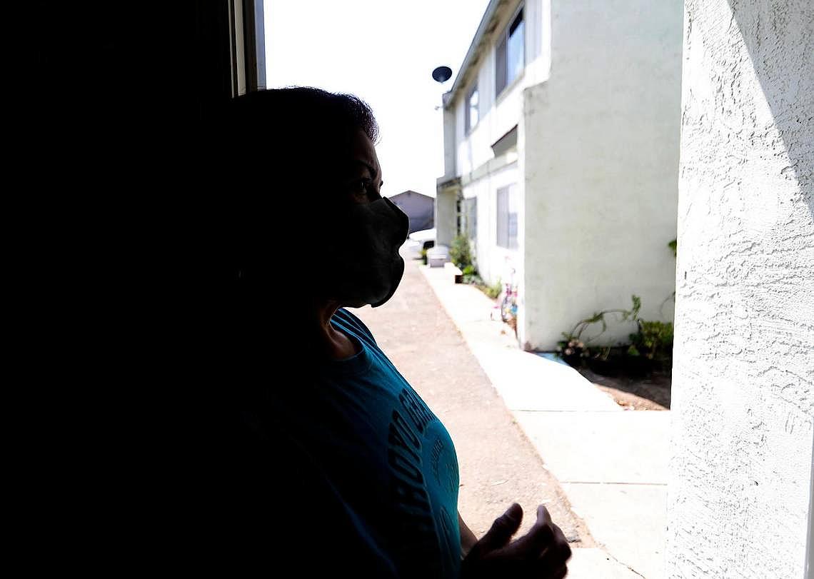  Blanca, an Oceano renter, has struggled to get her landlord to make repairs in her apartment during the COVID-19 pandemic. 