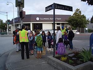 In Albany, Kids Hop Aboard the 'Walking School Bus'