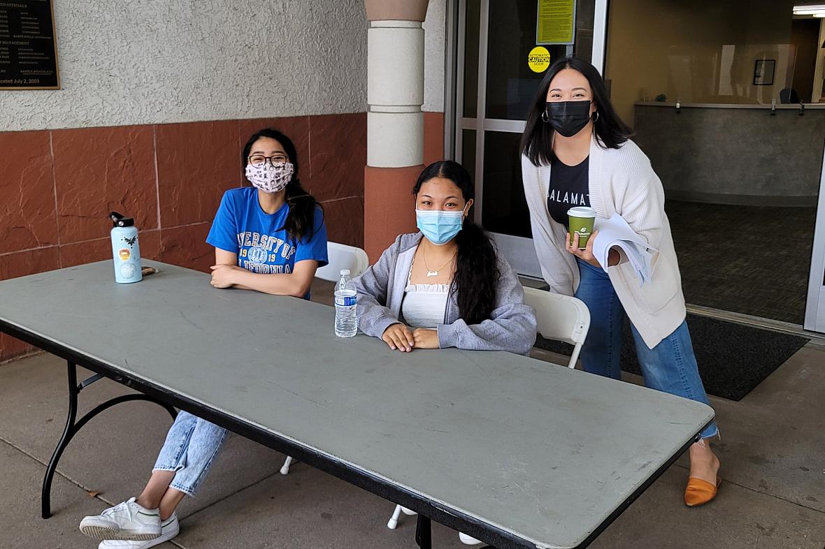 On June 5, community leaders helped with a pop up vaccination clinic in Carson, Calif.