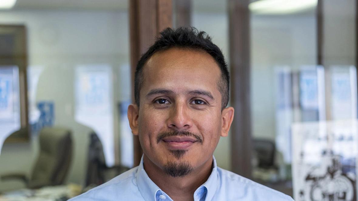 Amner Martinez runs a staffing agency in Des Moines. His family, who are originally from Guatemala, moved from California to Iowa in the 1990s. Most of his family has worked at the Tyson plant in Perry. Amner Martinez runs a staffing agency in Des Moines. His family, who are originally from Guatemala, moved from California to Iow