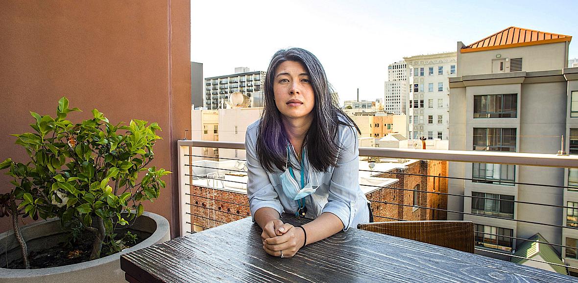 UCSF nursing professor Amanda Ling spends two days a week at St. Anthony’s Medical Clinic in the Tenderloin. 