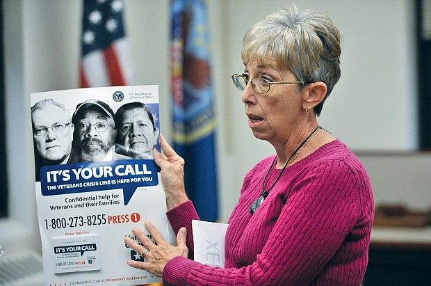 Kellie Lafave, suicide prevention coordinator for VA Montana at Fort Harrison, discusses the Veterans Crisis Line, which provides confidential help for veterans and their families. The line is staffed by VA responders, many of whom are veterans, who understand what veterans have been through.  