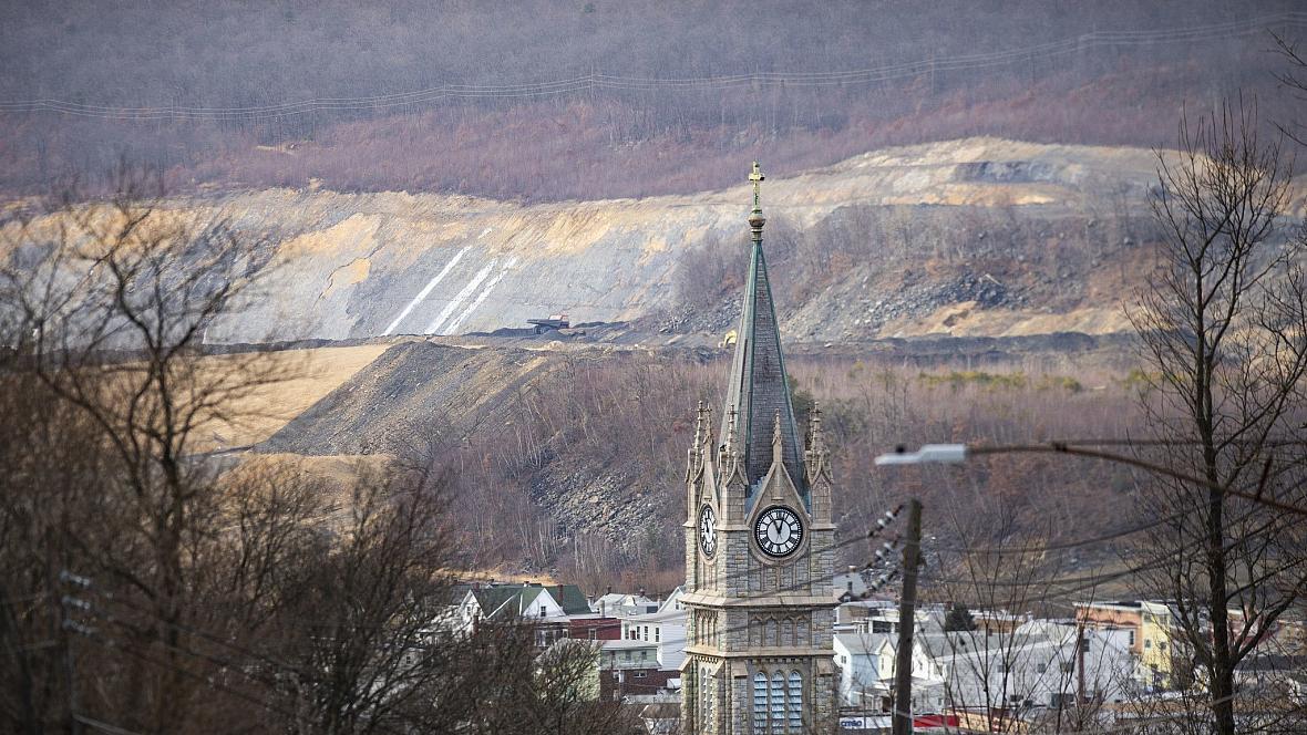 The steeple of the now closed St. Katharine Drexel Roman Catholic Church stands out in front of the skyline of Lansford as you enter the borough along Route 209. As doctors and dentists retire in Pennsylvania's Coal Region, there aren't enough younger ones to take their place. The steeple of the now closed St. Katharine Drexel Roman Catholic Church stands out in front of the skyline of Lansford as you e