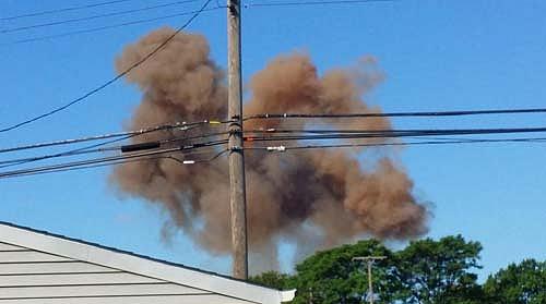 An air pollution violation that occurred at Severstal's former factory in Dearborn, Mich. in August. Residents living nearby complained about breathing and smelling sulfuric acid after the explosion. An air pollution violation that occurred at Severstal's former factory in Dearborn, Mich. in August. Residents living nearby complained about breathing and smelling sulfuric acid after the explosion.