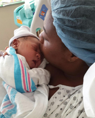 Charity and her son Kaleb. Charity and her son Kaleb.