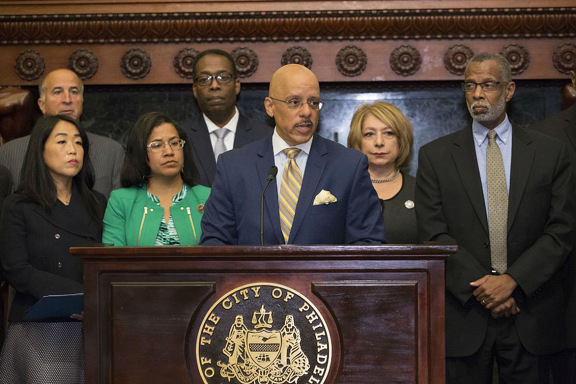 “We view this as a start, just the beginning,” State Sen. Vincent Hughes (D., Phila.) said. “We have a lot more to do in this area.” Jessica Griffin/Staff Photographer