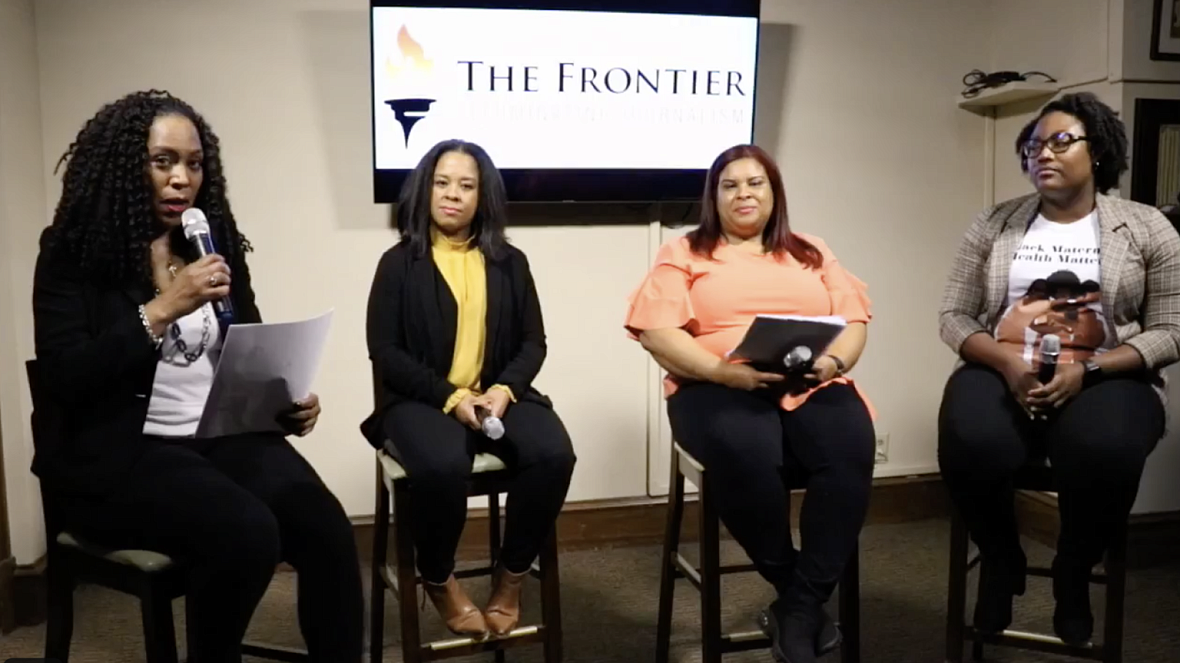 From left, Jacqueline Blocker, Dr. Syeachia Dennis, Marnie Jackson, and LaBrisa Williams.