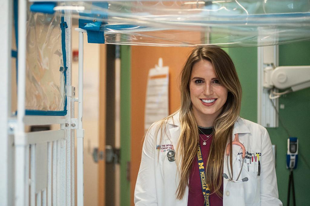 Nicole Hamp is a pediatrician who says Illinois's Early Intervention program can help families maximize a lead-affected child's development. (Will Camargo) Nicole Hamp is a pediatrician who says Illinois's Early Intervention program can help families maximize a lead-affected child.