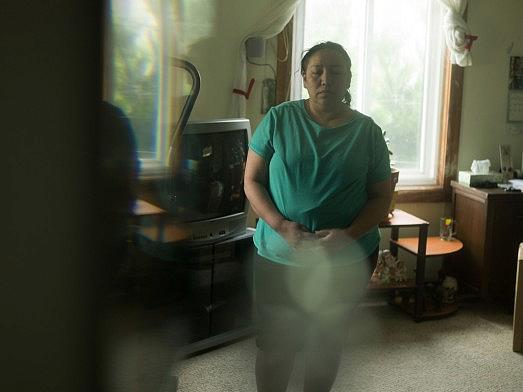 Elsa Gonzalez worked for four years by the company of Jack DeCoster Egg. (Jon Lowenstein / NOOR)