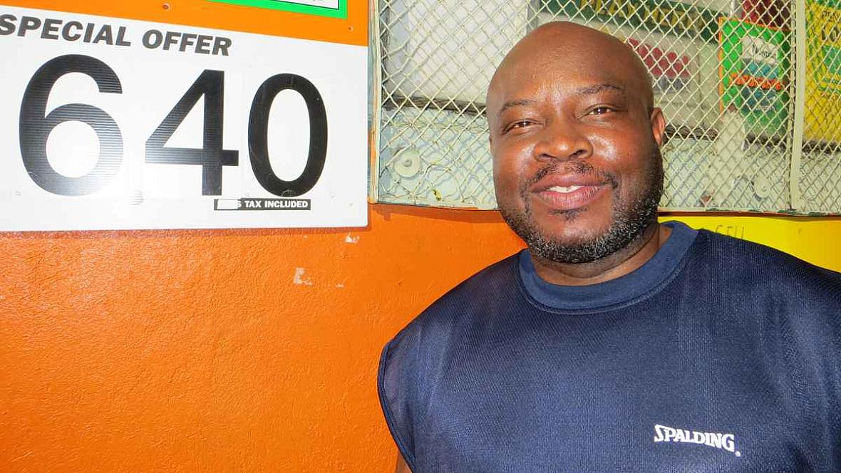 Keith Gant, born and raised in West Philadelphia, was part the survey team hired to count up "unhealthy" ads.