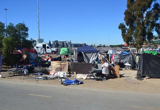 homeless encampment