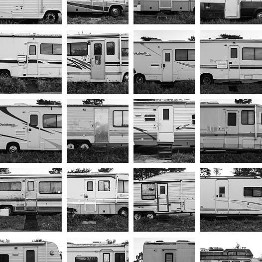 a grid of RVs