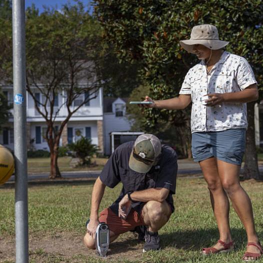 People playing on a ground