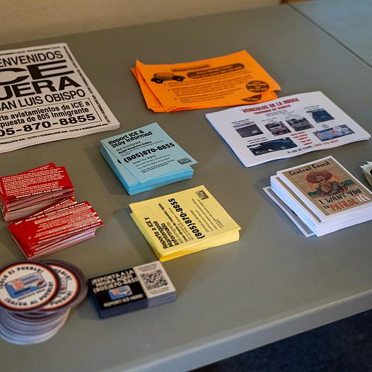 Few items on a table