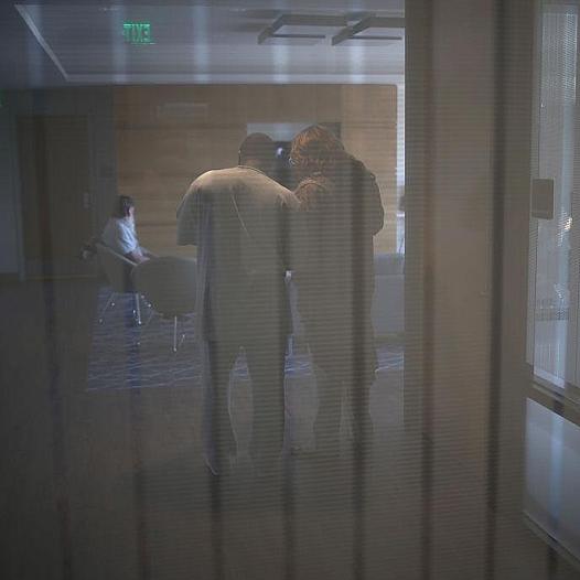 Two people in a room