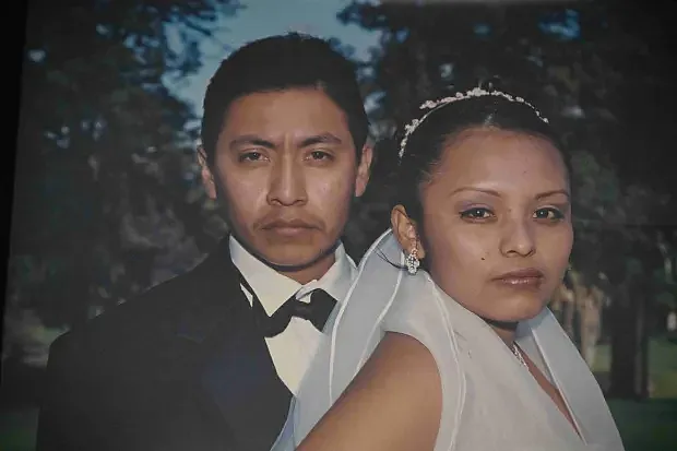 A wedding photo