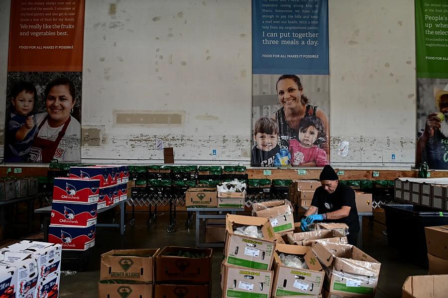a food bank