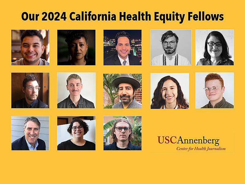 Headshots of the 2024 California Health Equity Impact Fund grantees. 