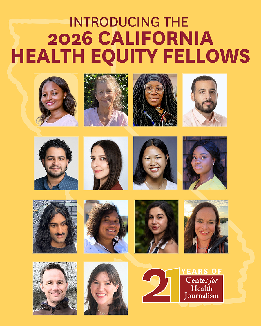 Headshots of 2026 California Health Equity Fellows.