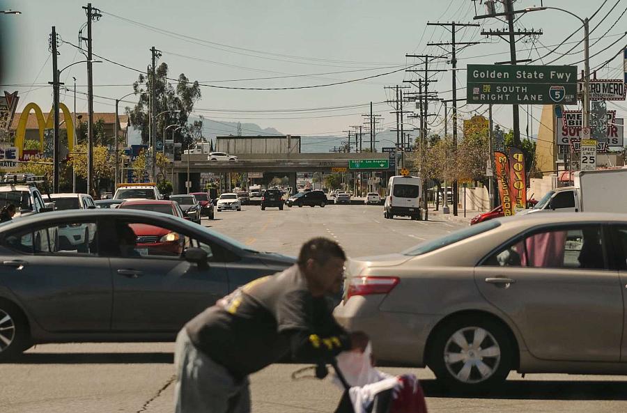 A pedestrian 