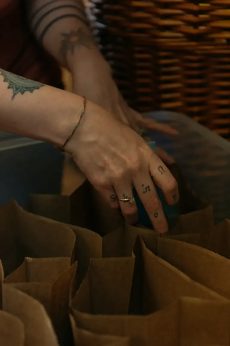 some bags