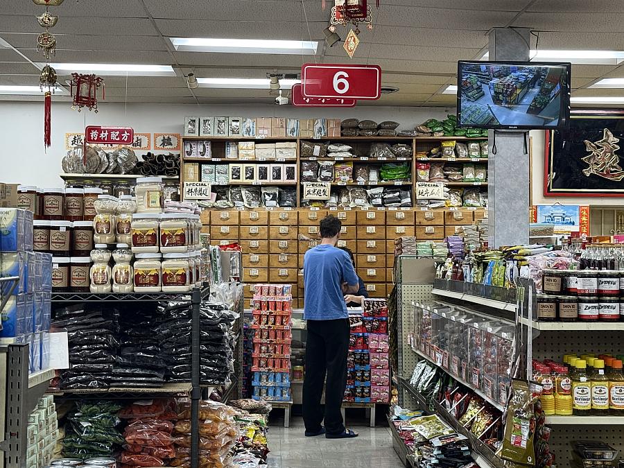 a store with groceries